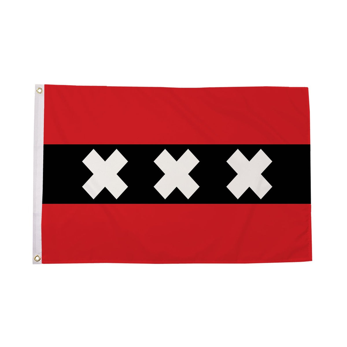 Flagmania Amsterdam 8ft x 5ft polyester flag