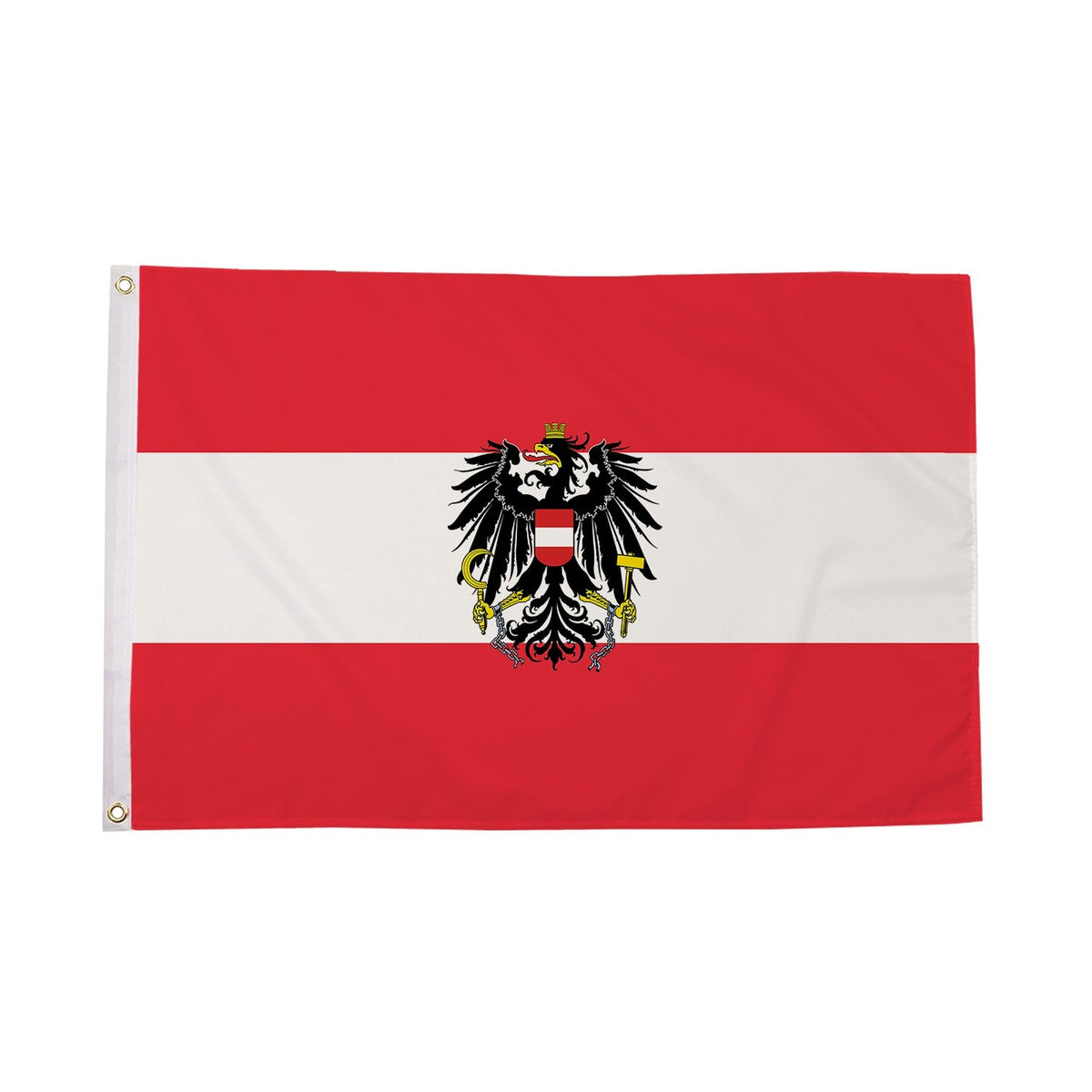 Flagmania Austria Crest 8ft x 5ft polyester flag