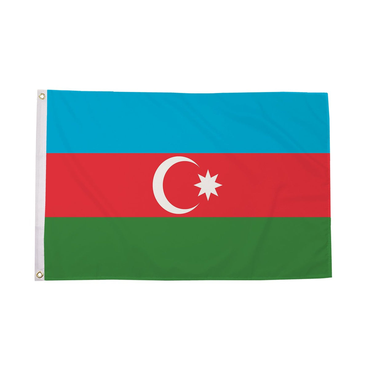 Flagmania Azerbaijan 8ft x 5ft polyester flag