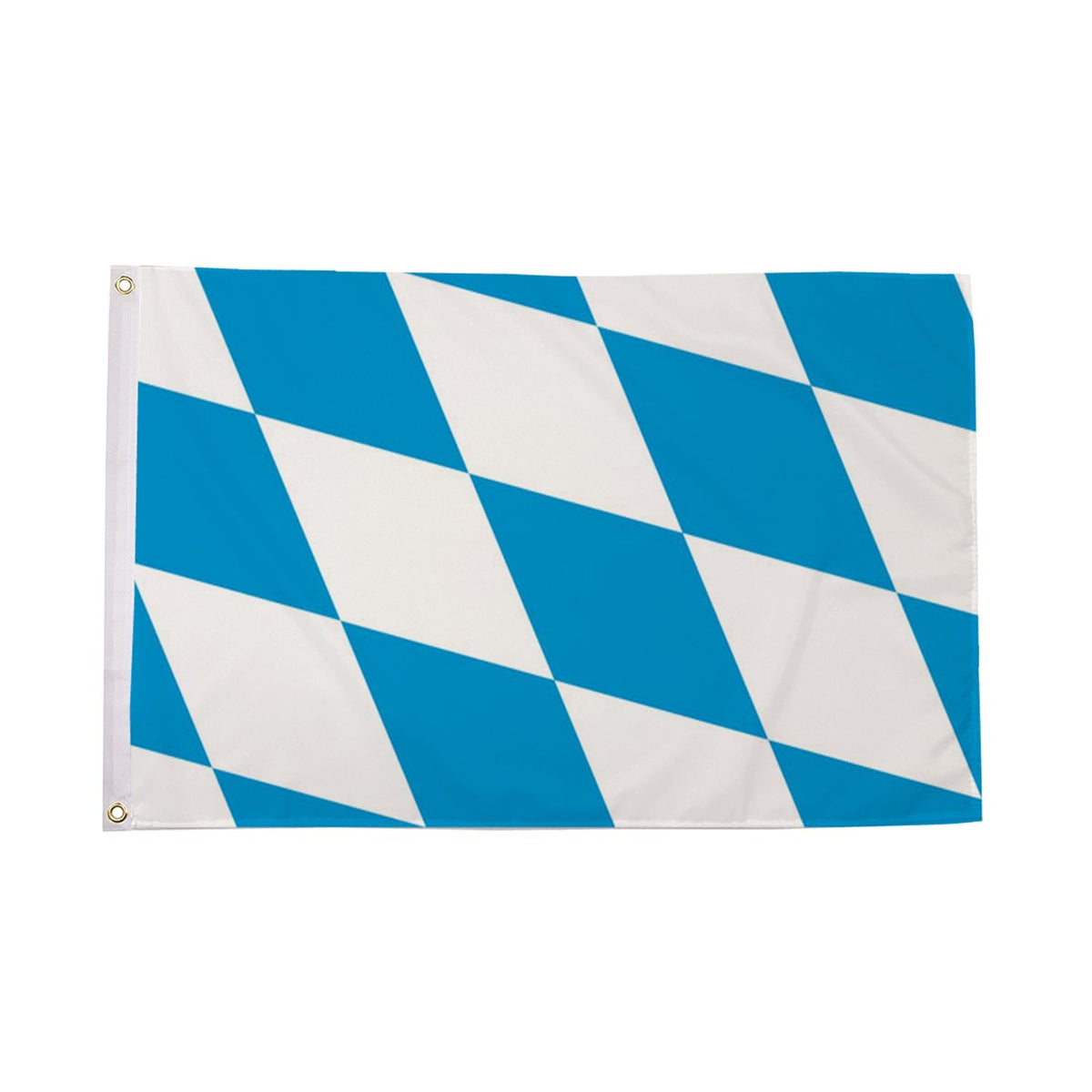 Flagmania Bavaria no Crest 3ft x 2ft Polyester Flag on white background
