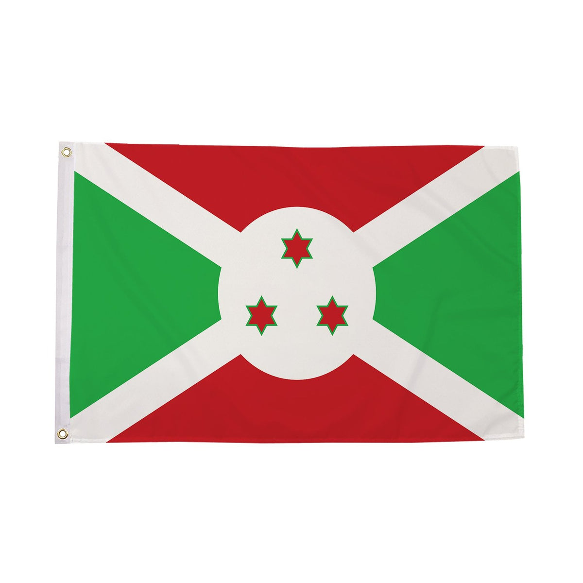 Flagmania Burundi 8ft x 5ft polyester flag