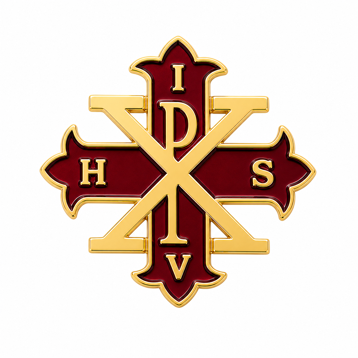 Freemasons Red Cross Of Constantine Enamel Lapel Pin Badge – 11mm x 11mm