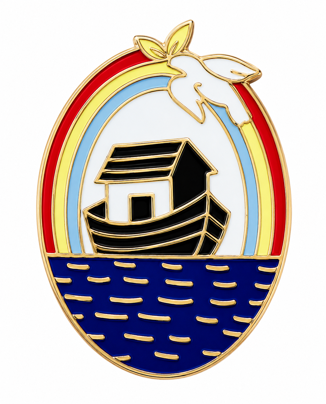 Freemasons Masonic Royal Ark Mariners Enamel Lapel Pin Badge – 16mm x 21mm