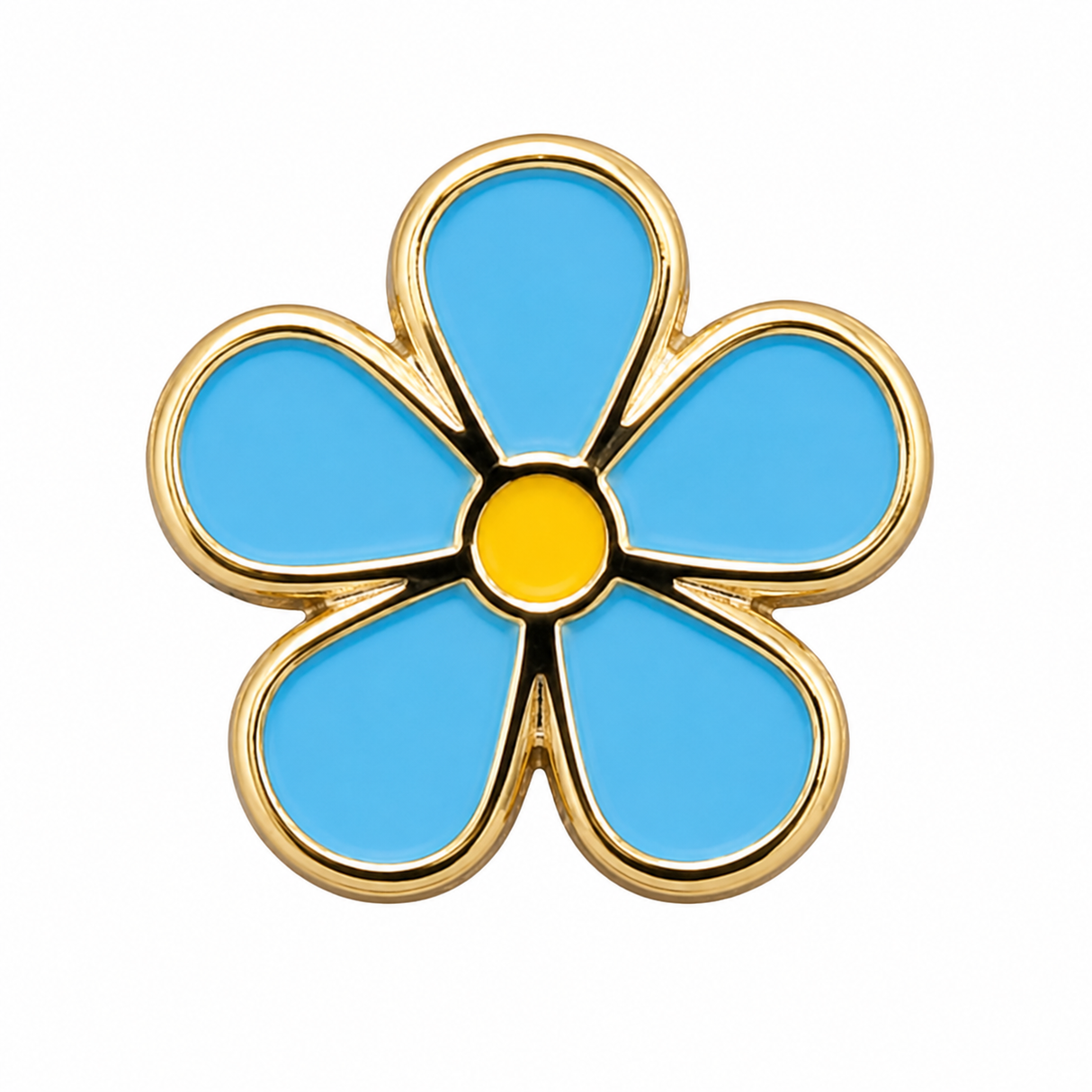 Freemasons Masonic Forget Me Not Flower Enamel Lapel Pin Badge – 8mm x 8mm