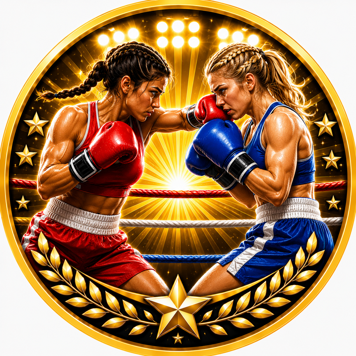 Apex Resin Boxing Trophy with 25mm Centre & Free Engraving 155mm
