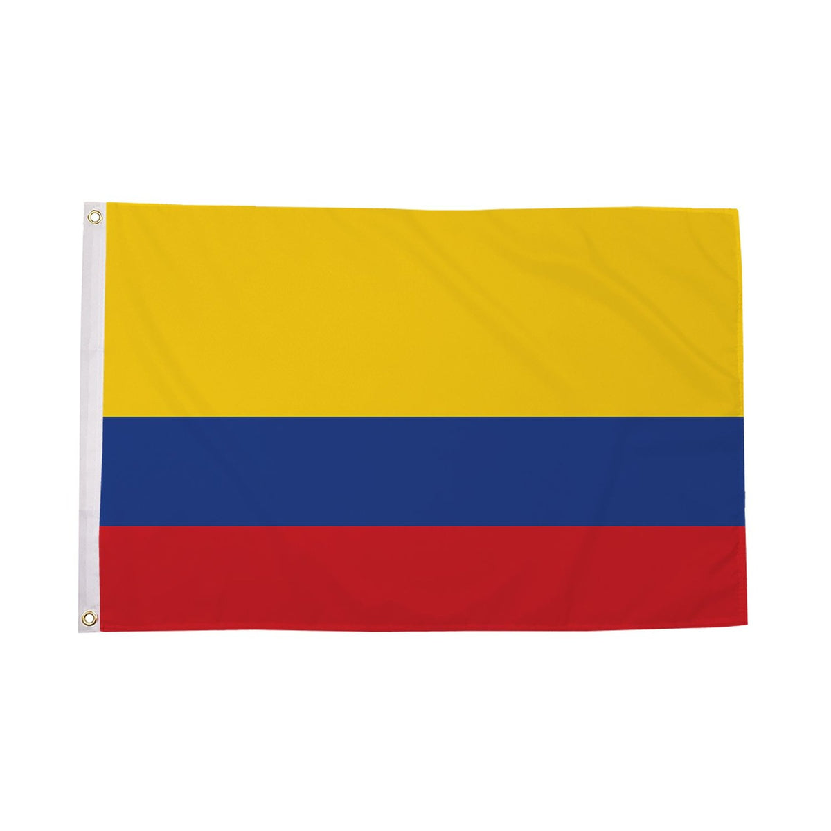 Flagmania Colombia 3ft x 2ft Polyester Flag on white background