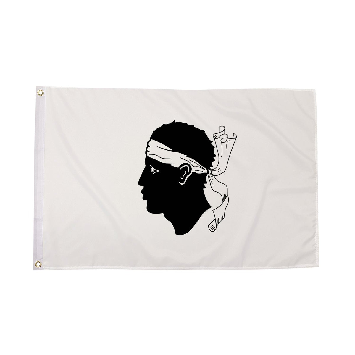 Flagmania Corsica 3ft x 2ft Polyester Flag on white background