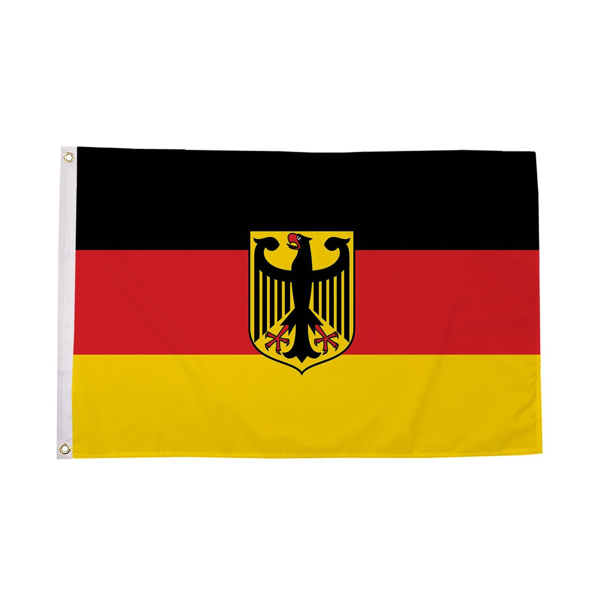 Flagmania Germany Crest 8ft x 5ft polyester flag