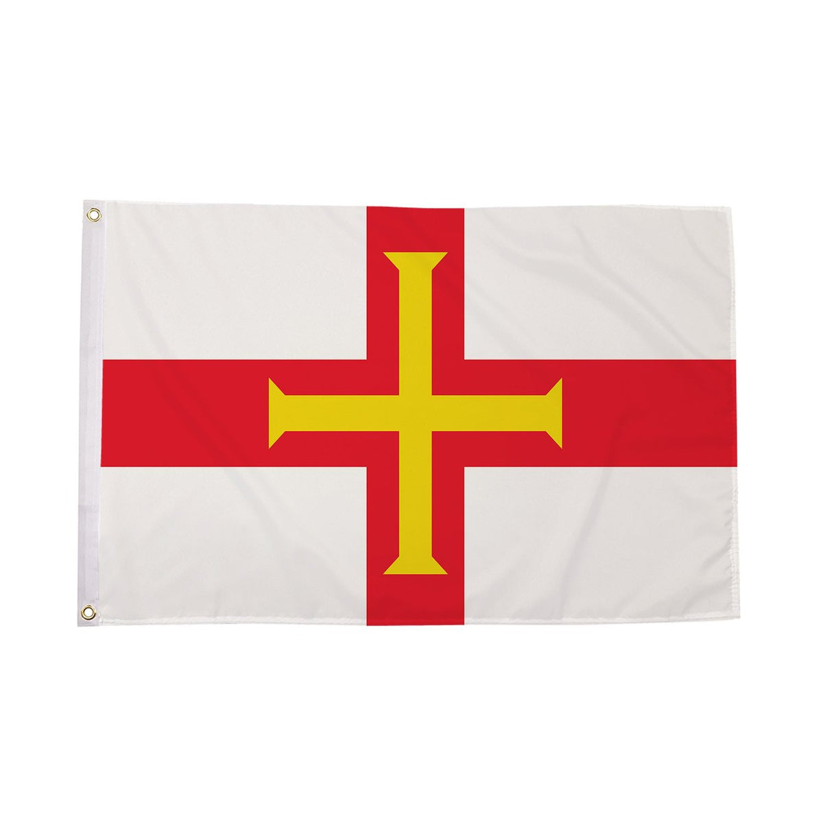 Flagmania Guernsey 3ft x 2ft Polyester Flag on white background