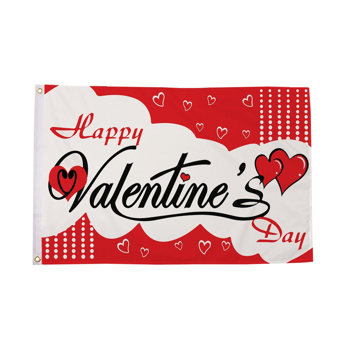 Flagmania Happy Valentines Day 8ft x 5ft polyester flag