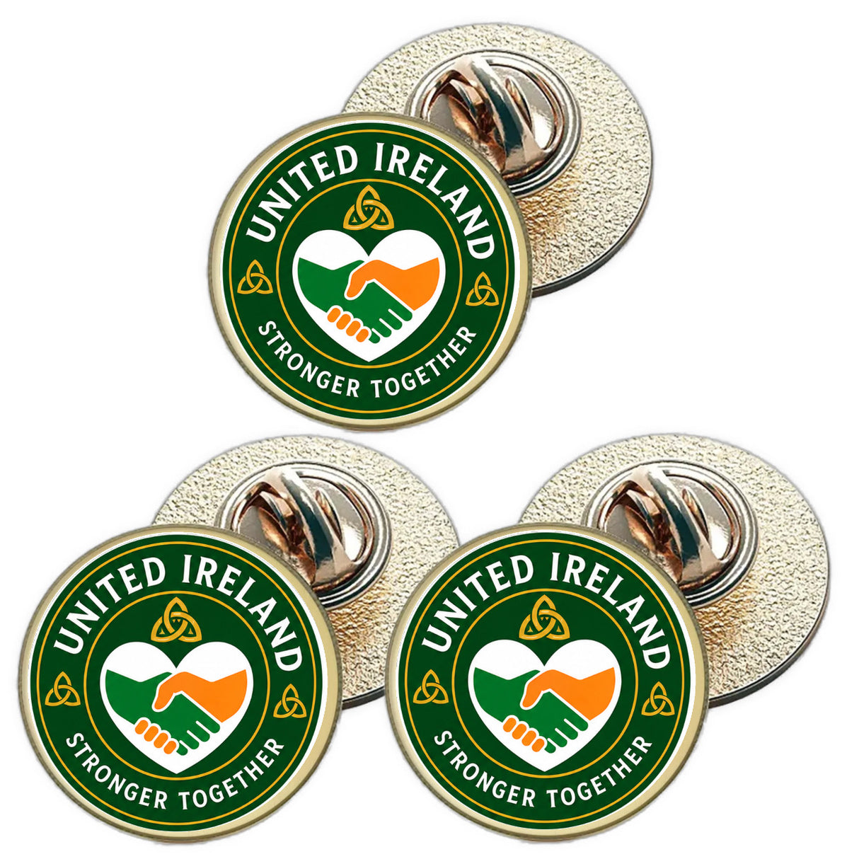 3 x United Ireland D1 (BU29) Lapel Pin Badges