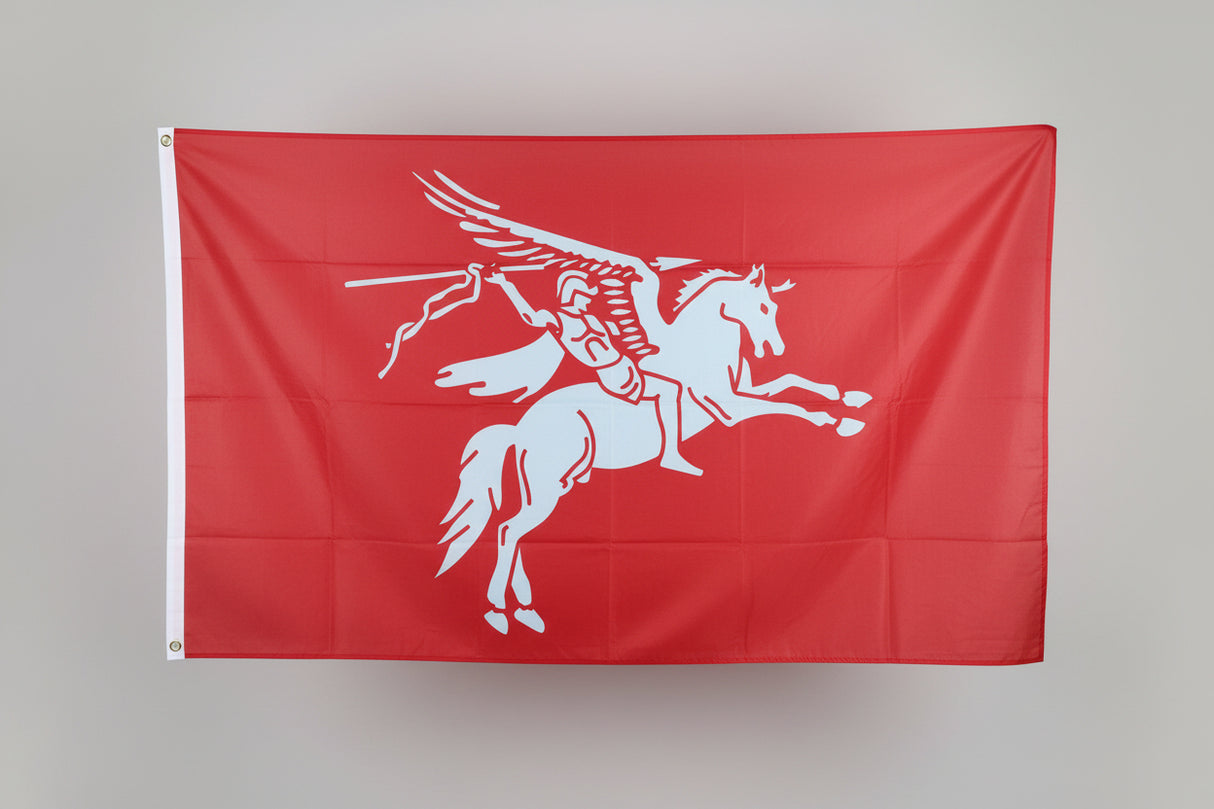 Pegasus Military Airbourne Polyester Flag 5ft x 3ft (Drawer 1)