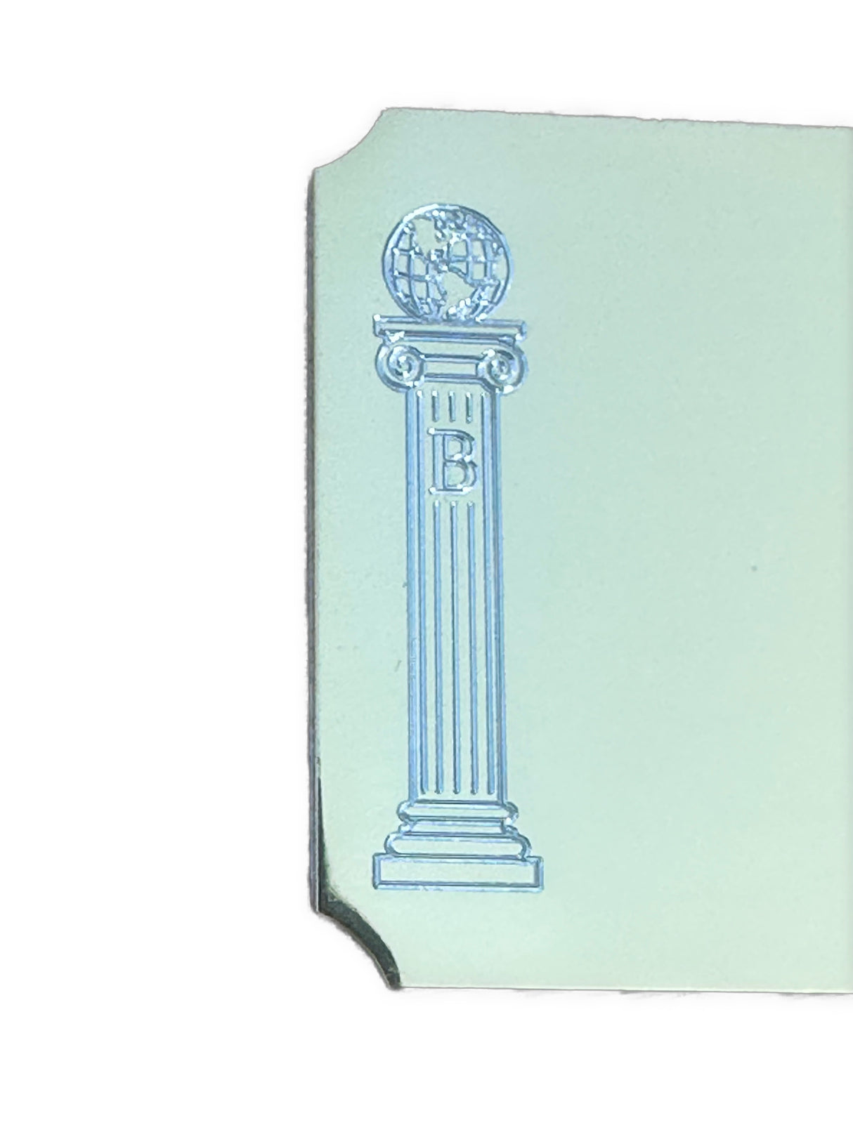 Personalised Masonic Gold Plate (MP110) 82 mm x 38 mm