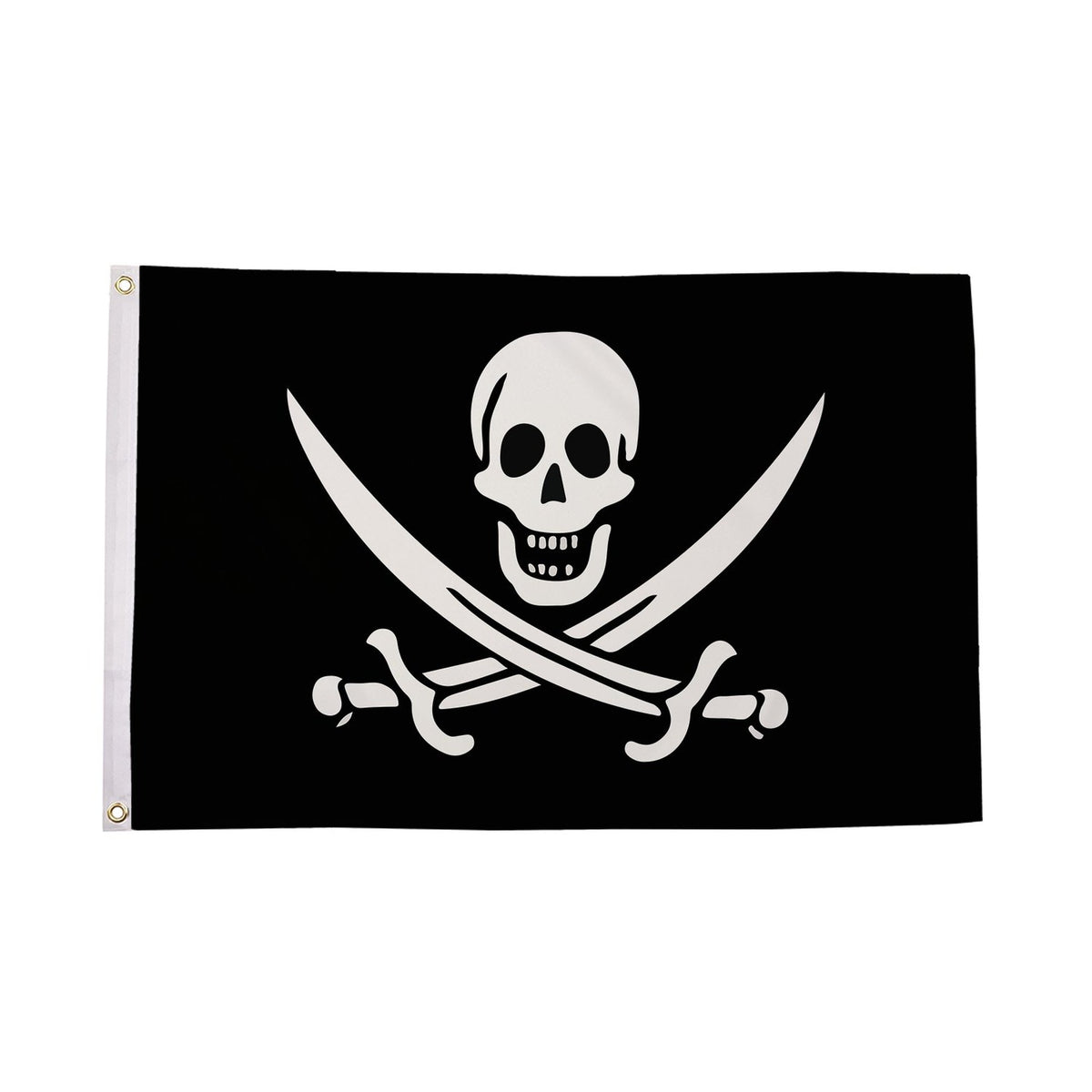 Flagmania Jack Rackham 3ft x 2ft Polyester Flag on white background