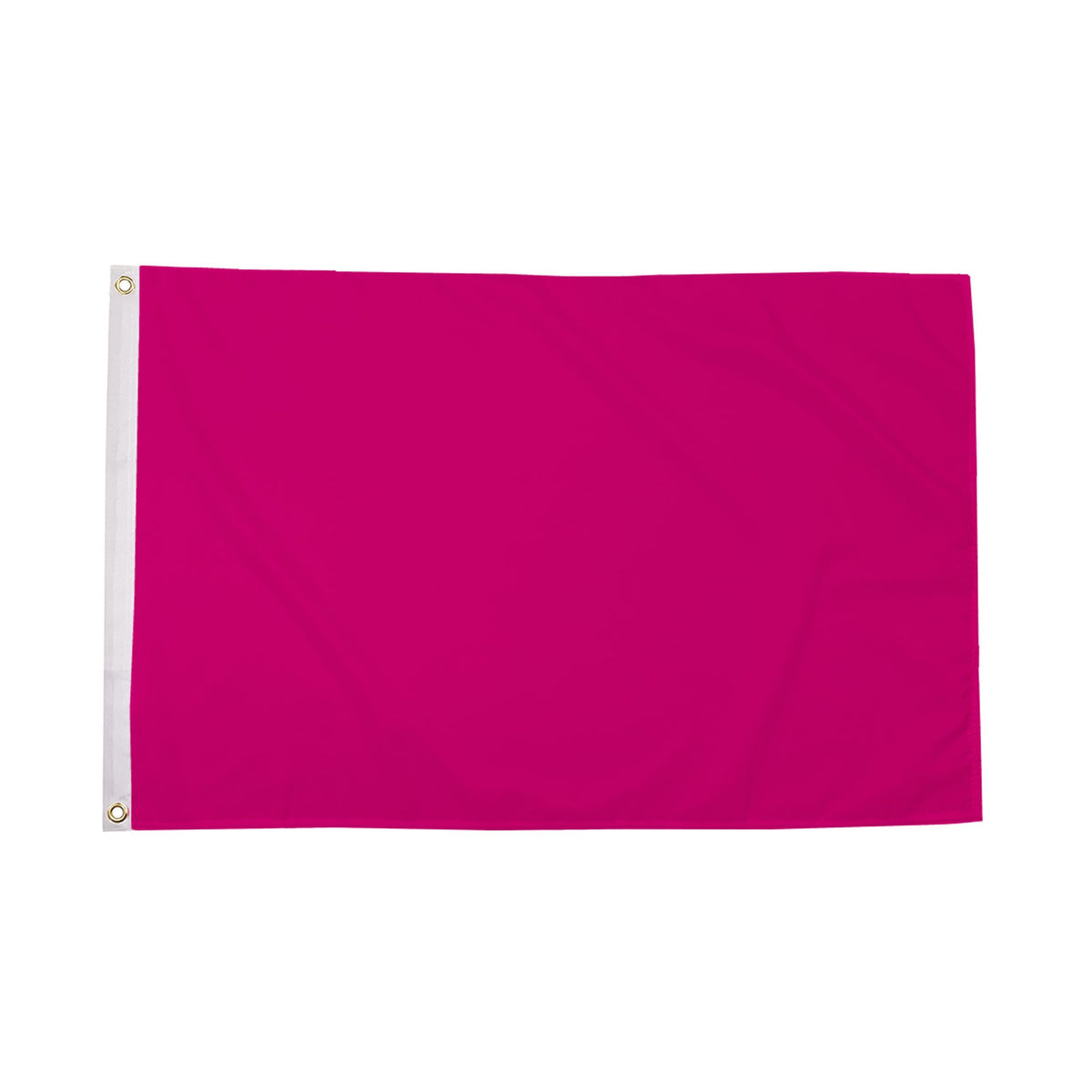 Flagmania Plain Cerise 3ft x 2ft Polyester Flag on white background