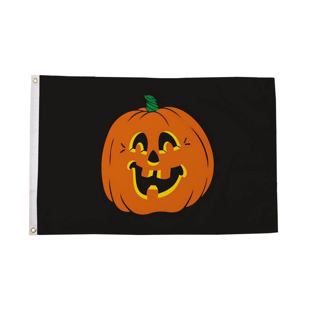 Flagmania Pumpkin 3ft x 2ft Polyester Flag on white background