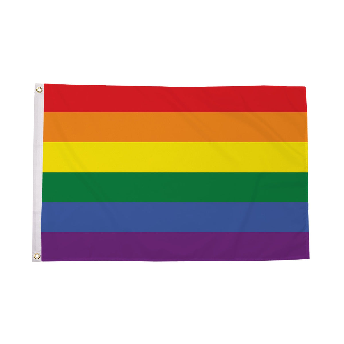 Flagmania Rainbow 3ft x 2ft Polyester Flag on white background