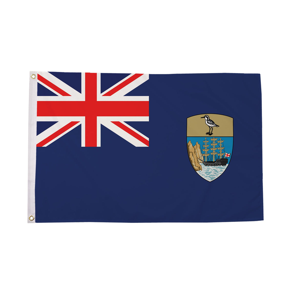 Flagmania Saint Helena 3ft x 2ft Polyester Flag on white background
