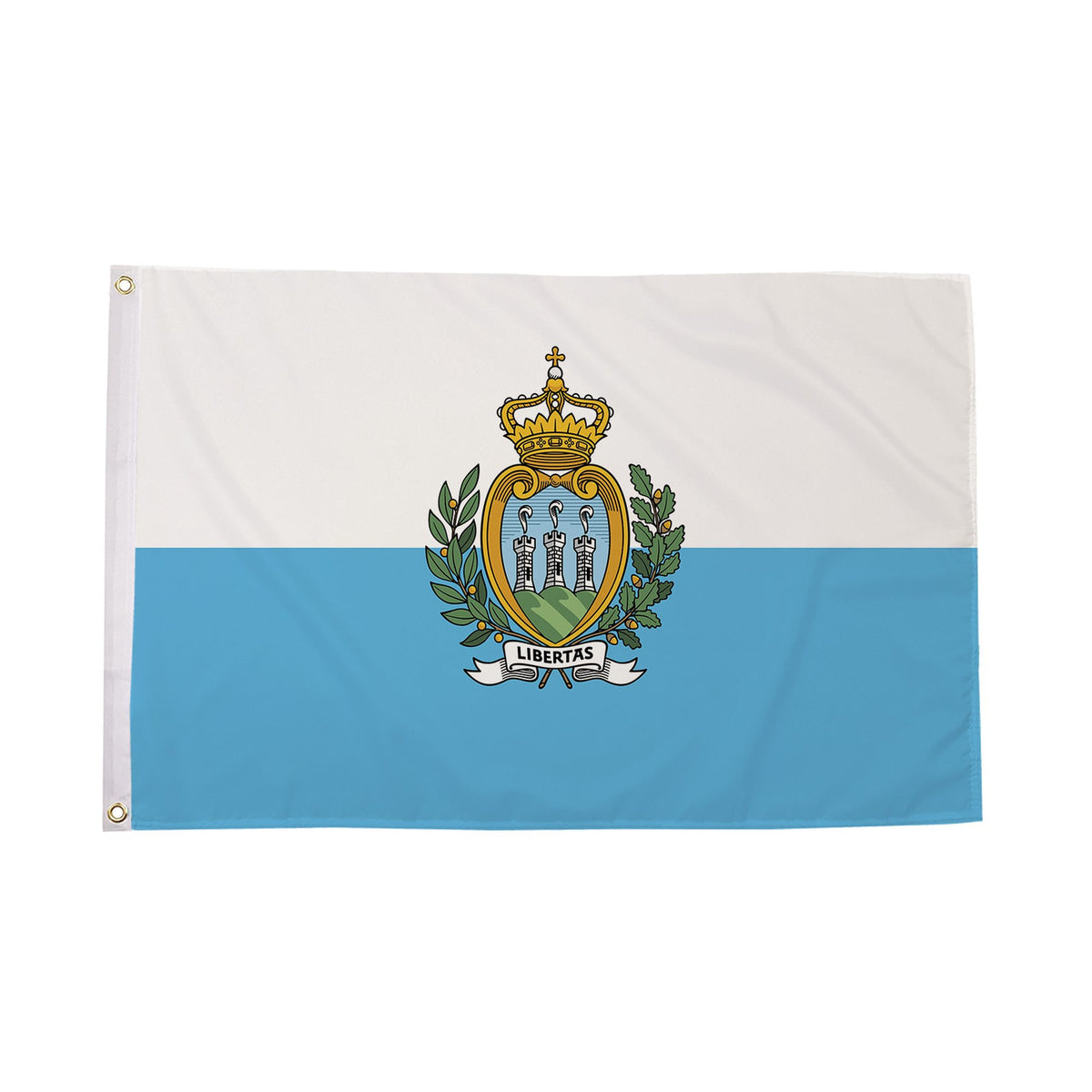 Flagmania San Marino 5ft x 3ft Polyester Flag