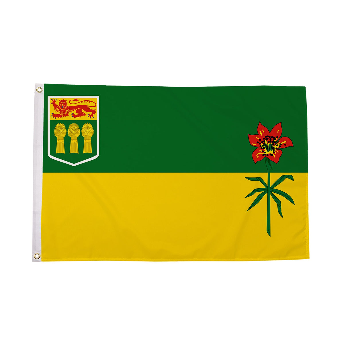 Flagmania Saskatchewan 5ft x 3ft Polyester Flag