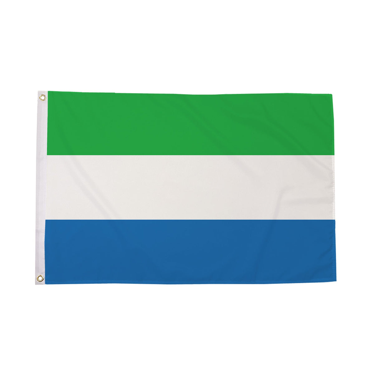 Flagmania Sierra Leone 8ft x 5ft polyester flag