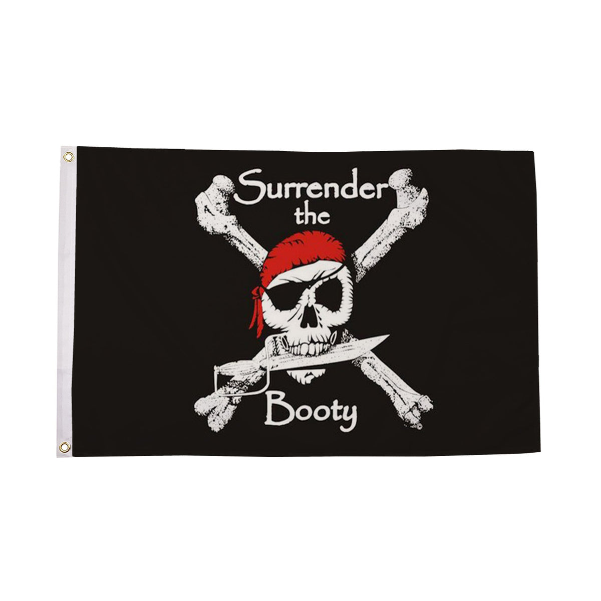 Flagmania Surrender the Booty 5ft x 3ft Polyester Flag