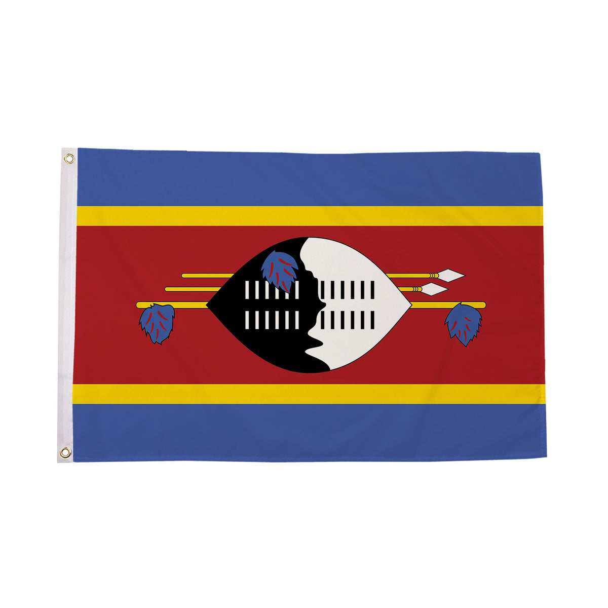 Flagmania Swaziland 8ft x 5ft polyester flag