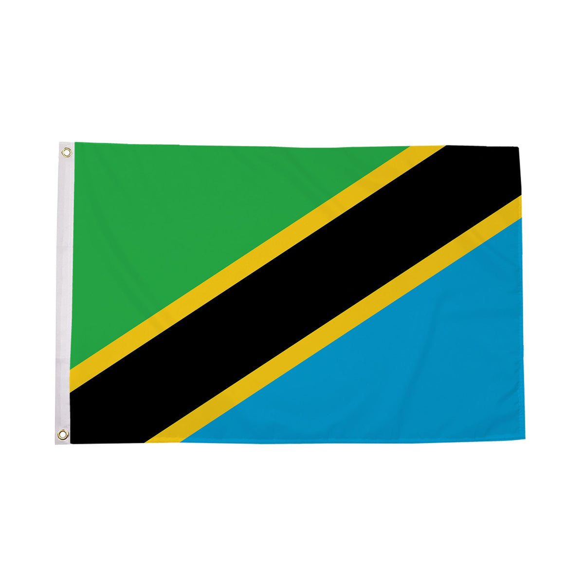 Flagmania Tanzania 5ft x 3ft Polyester Flag