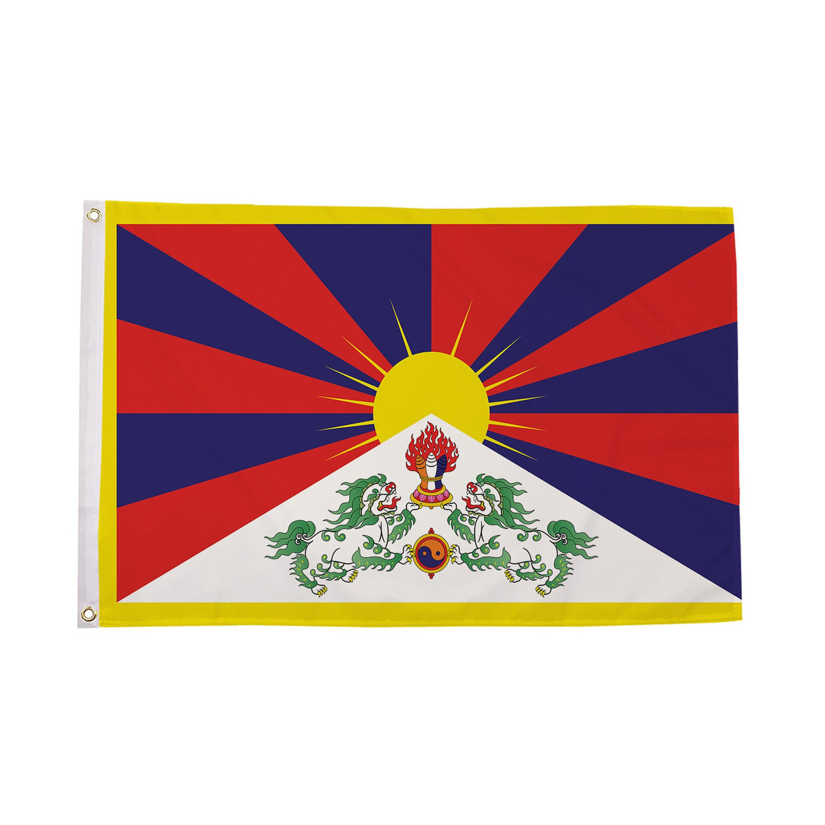 Flagmania Tibet 5ft x 3ft Polyester Flag