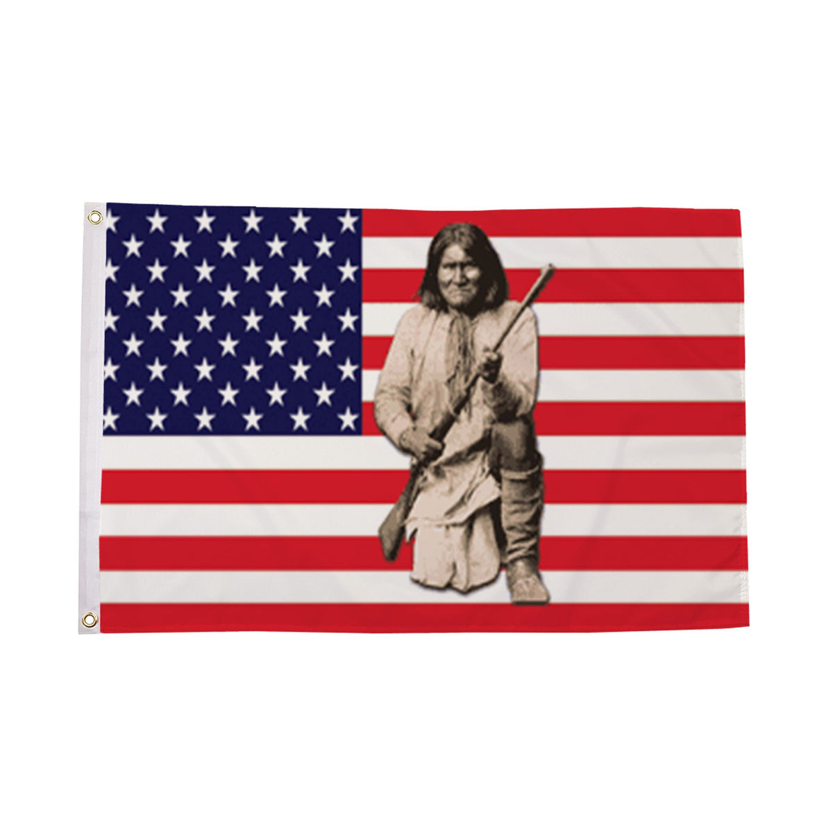 Flagmania USA Geronimo 5ft x 3ft Polyester Flag