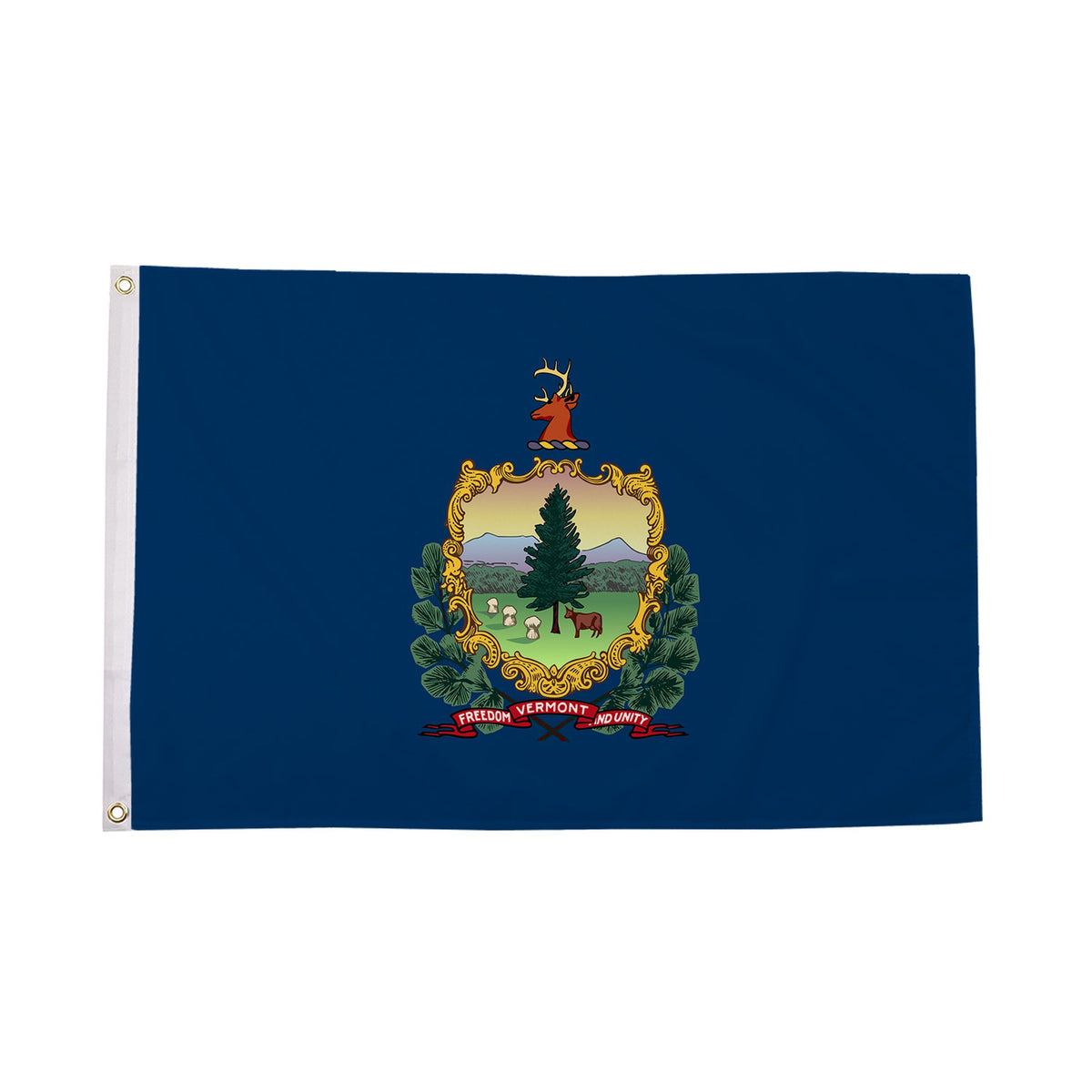 Flagmania Vermont 5ft x 3ft Polyester Flag