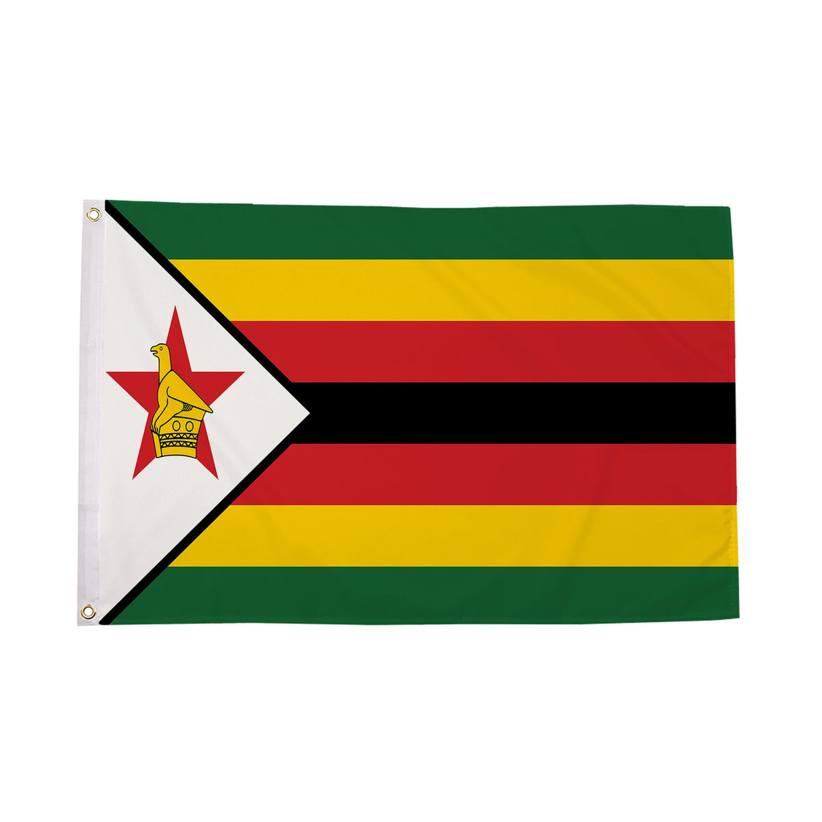 Flagmania Zimbabwe 5ft x 3ft Polyester Flag