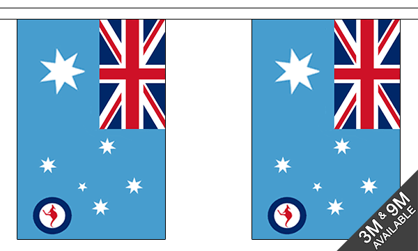 Flagmania Australia RAF Ensign Bunting, 9 metre bunting