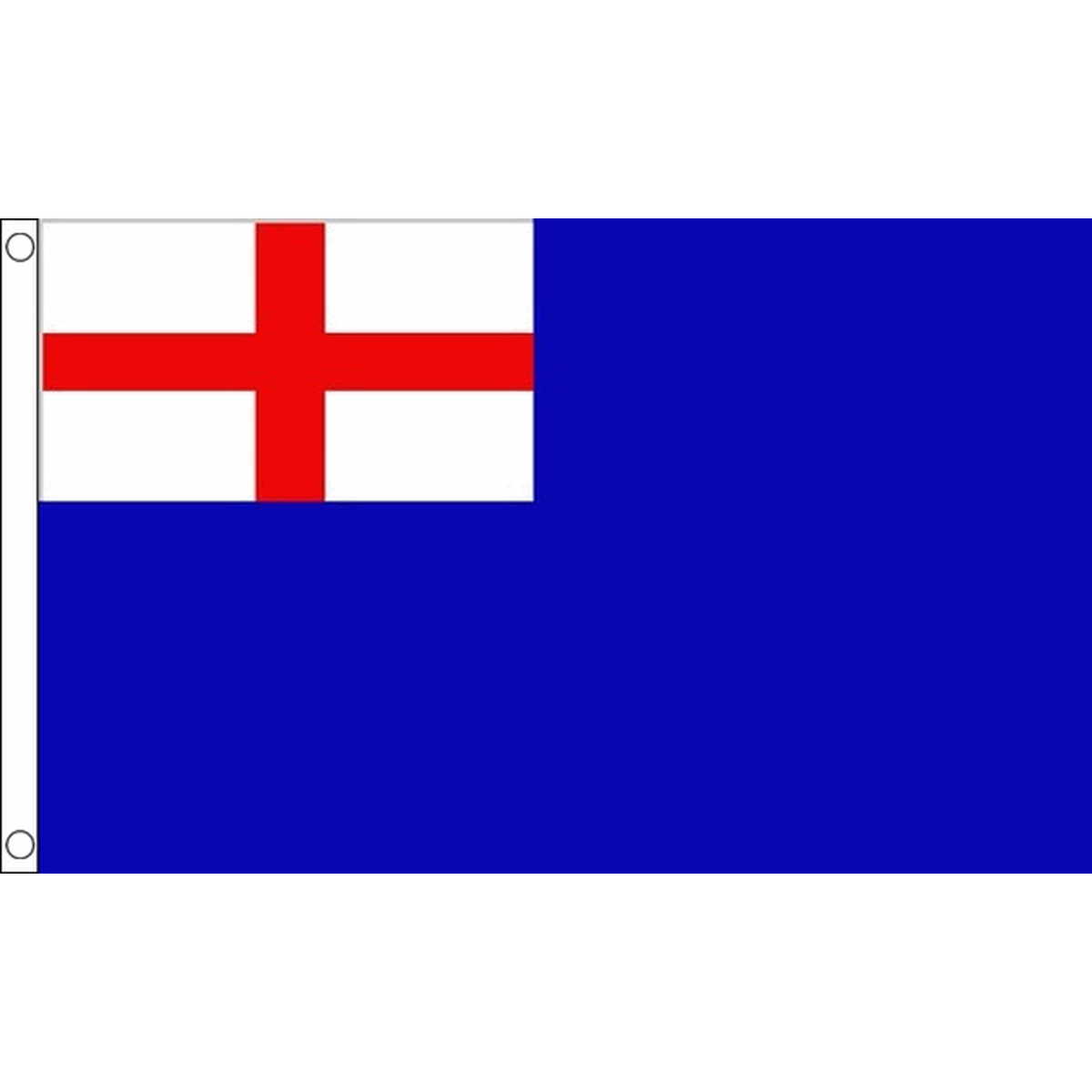 1620–1707 Blue Ensign flag with St George cross in the upper corner, 5ft x 3ft
