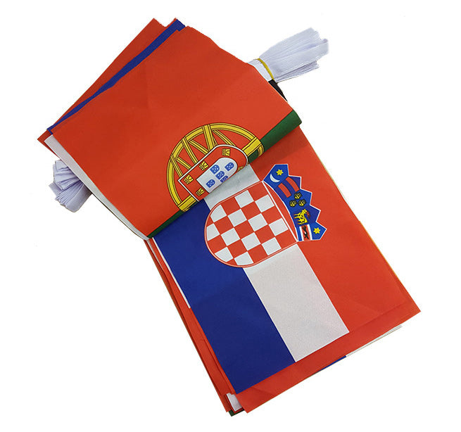 Flagmania Euro 2020 Giant Bunting 24 Nations 16m