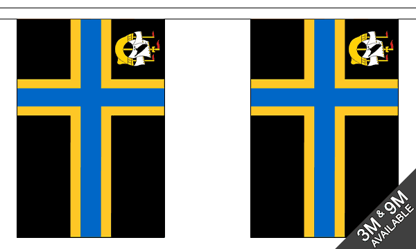 Caithness 3 metre bunting, 10 flags - Flagmania