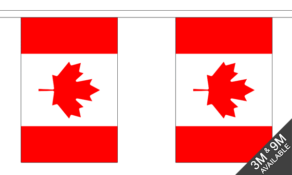 Flagmania Canada Bunting, 9 metre bunting