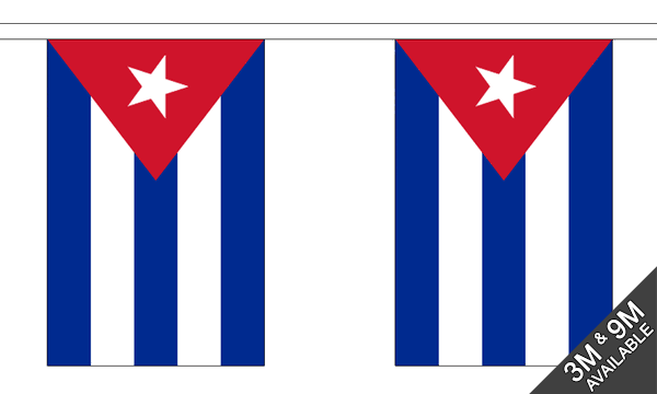 Flagmania Cuba Bunting, 9 metre bunting