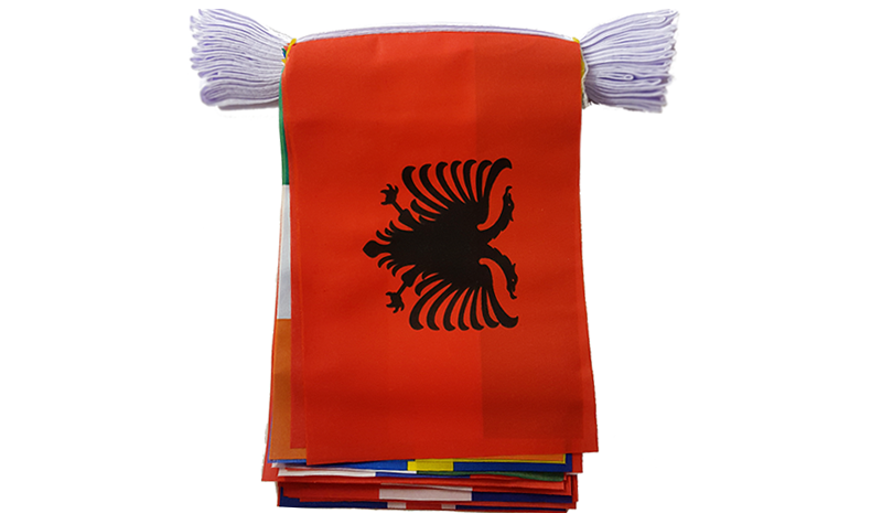 Flagmania 24 European Nations Mini Bunting (6m Length)
