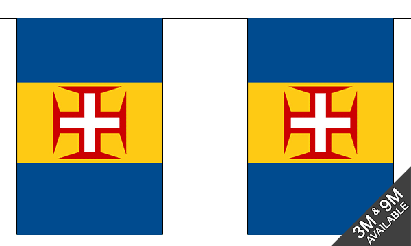 Flagmania Madeira Bunting, 9 metre bunting