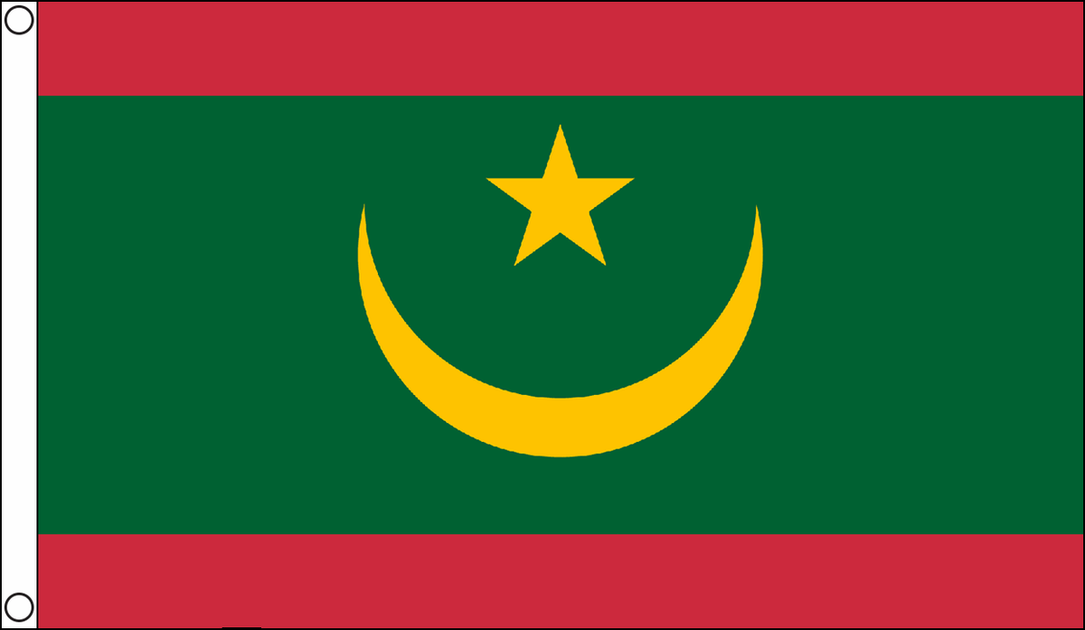 Flagmania Mauritania New 8ft x 5ft polyester flag