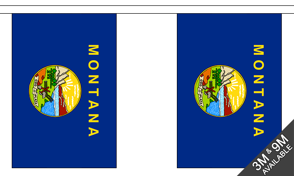 Flagmania Montana Bunting, 9 metre bunting