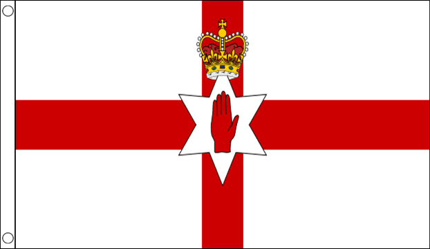 Flagmania Northern Ireland NYLON 5ft x 3ft Nylon Flag