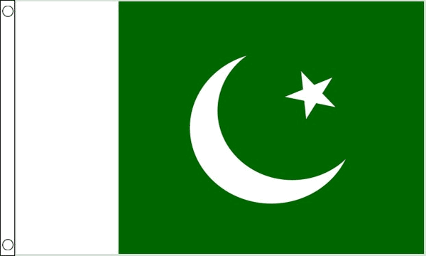 Flagmania Pakistan NYLON 5ft x 3ft Nylon Flag