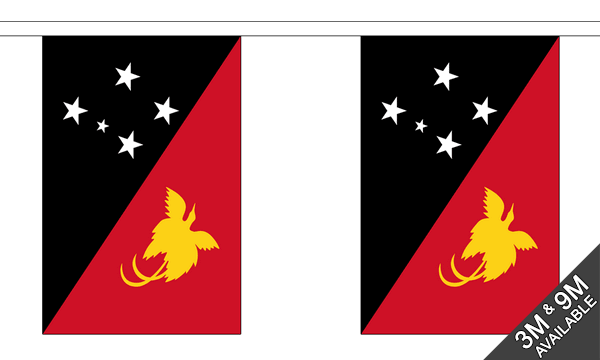 Flagmania Papua New Guinea Bunting, 9 metre bunting