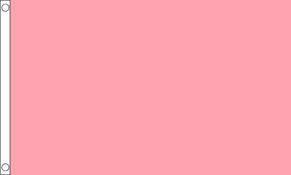 Flagmania Plain Pink NYLON 5ft x 3ft Nylon Flag