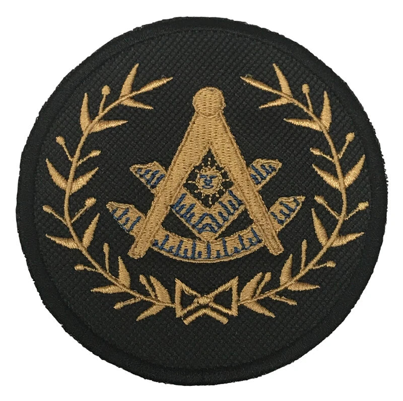 Masonic Grand Past Master Embroidered Sew / Iron on Patch 82mm x 82mm