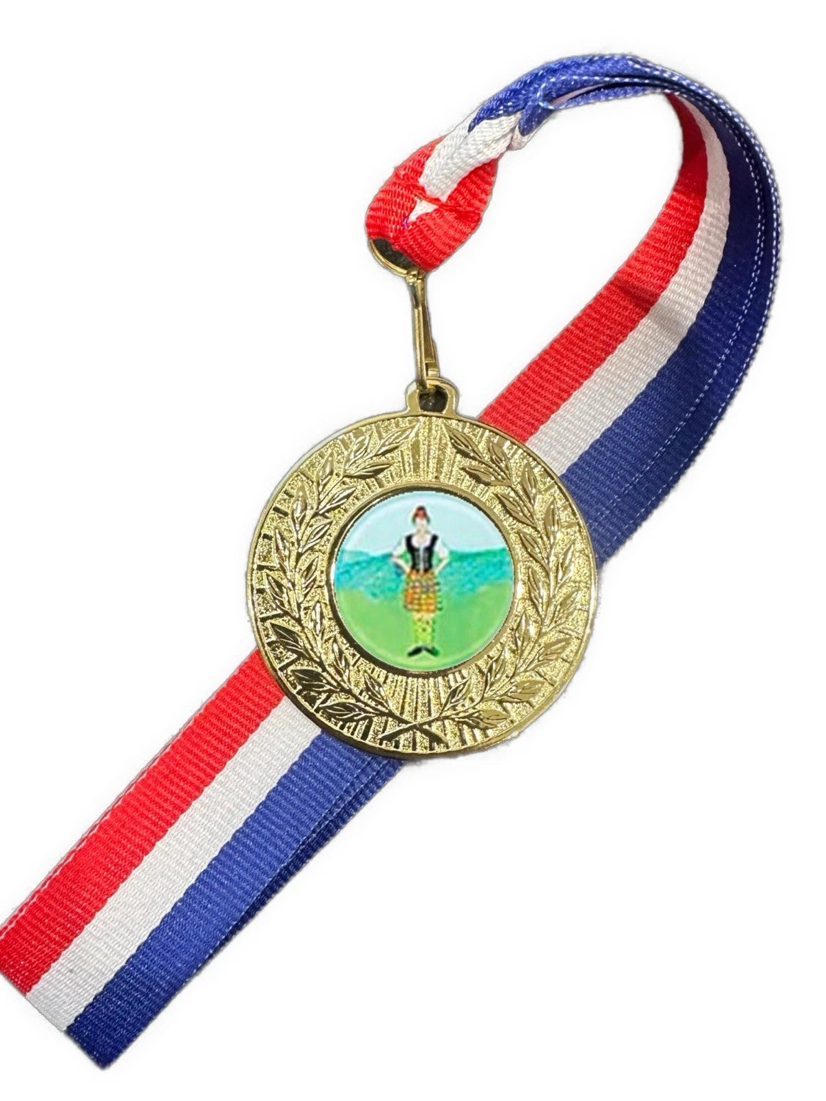 50mm Scottish Highland Dancer Medal – FREE Ribbon & FREE 4-Line Engraving (MED01)