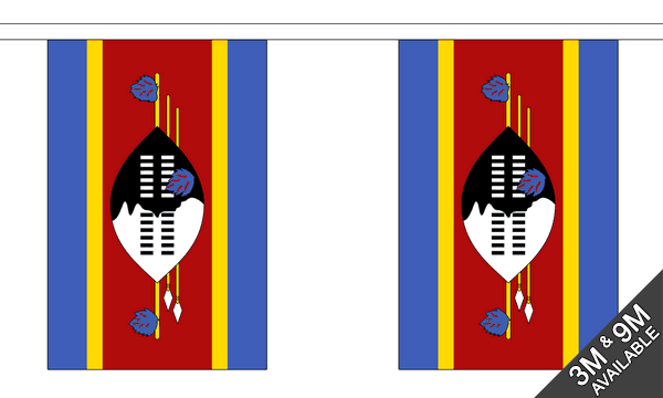 Flagmania Swaziland Bunting, 9 metre bunting