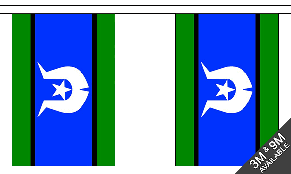 Flagmania Torres Strait Islands Bunting, 9 metre bunting